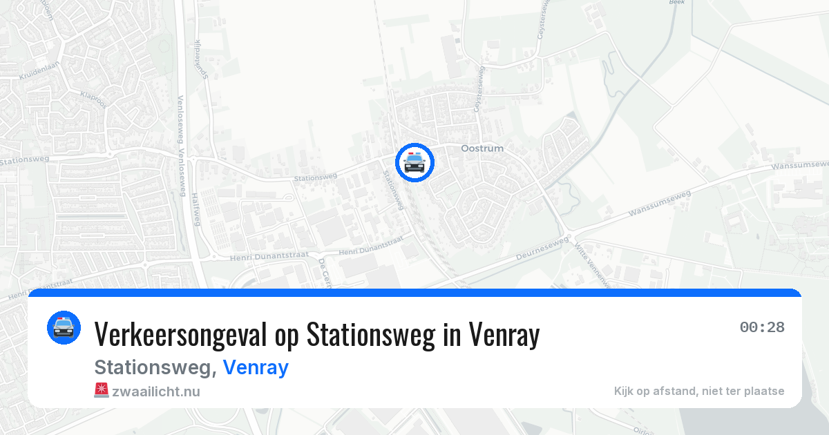 Verkeersongeval op Stationsweg in Venray — 14 jun 2026
