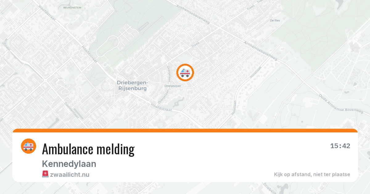 Ambulance melding — 6 jun 2026
