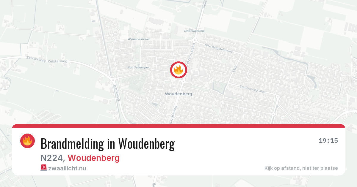 Brandmelding in Woudenberg — 13 jul 2026