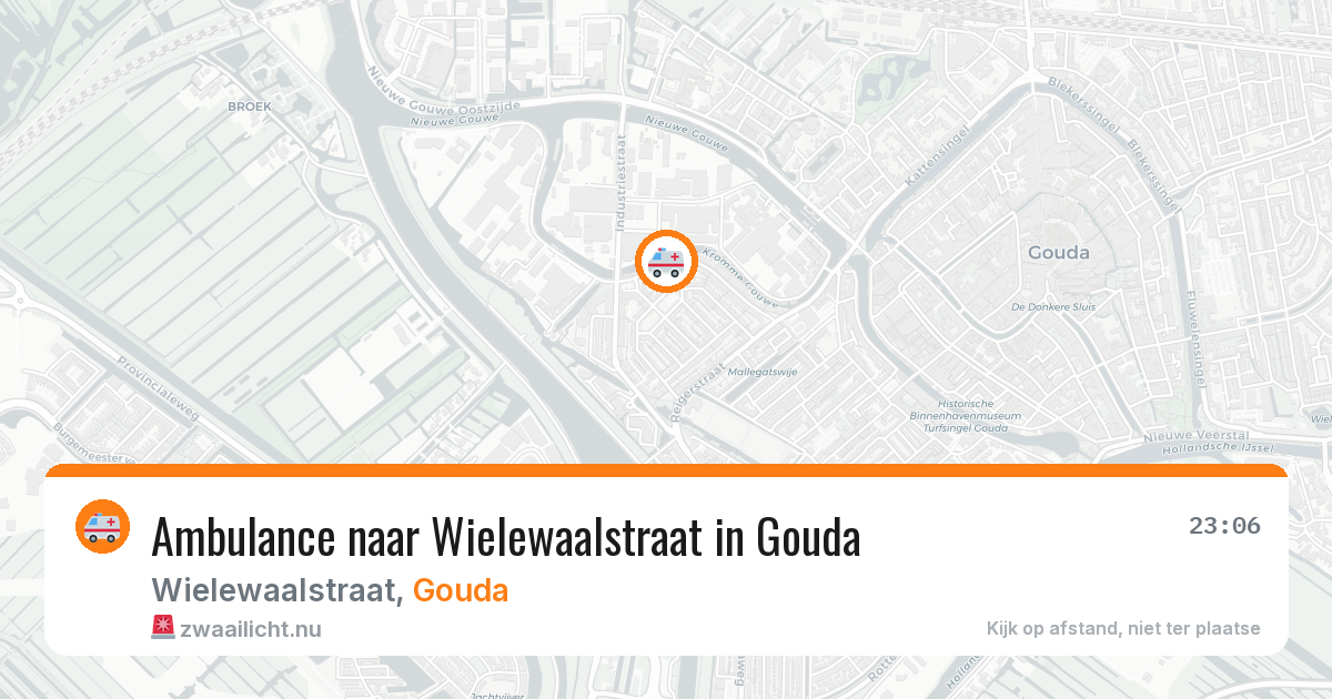 Ambulance naar Wielewaalstraat in Gouda — 30 mei 2026