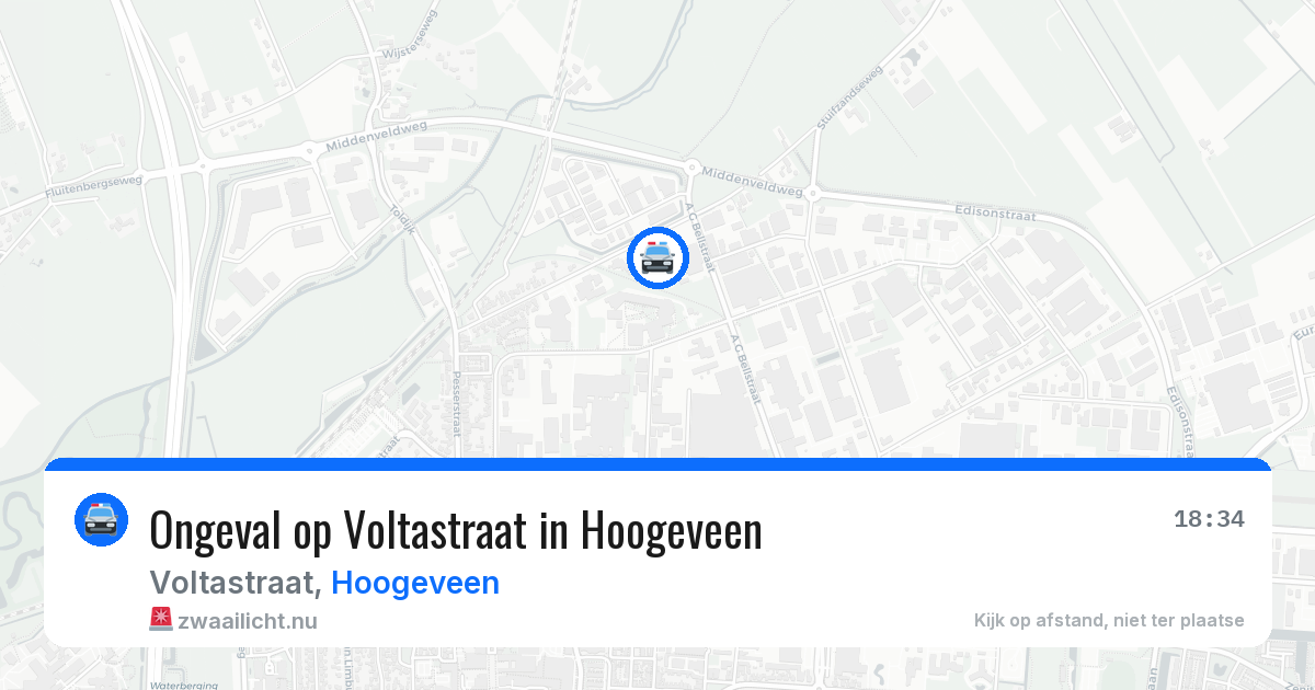 Ongeval op Voltastraat in Hoogeveen — 8 mei 2026