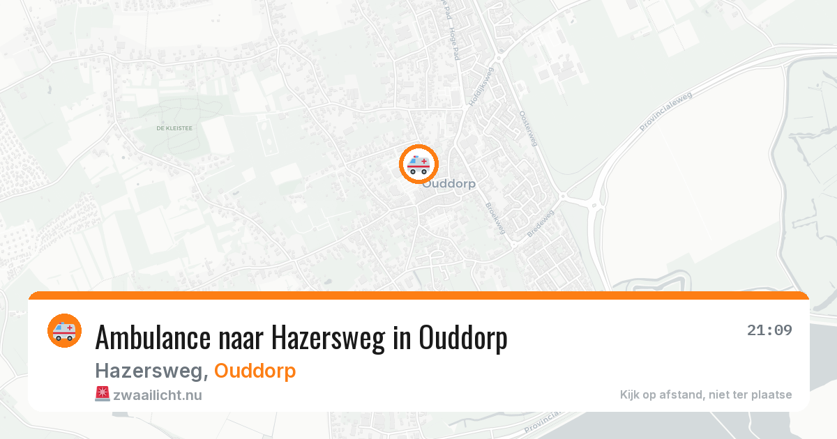 Ambulance naar Hazersweg in Ouddorp — 11 jul 2026