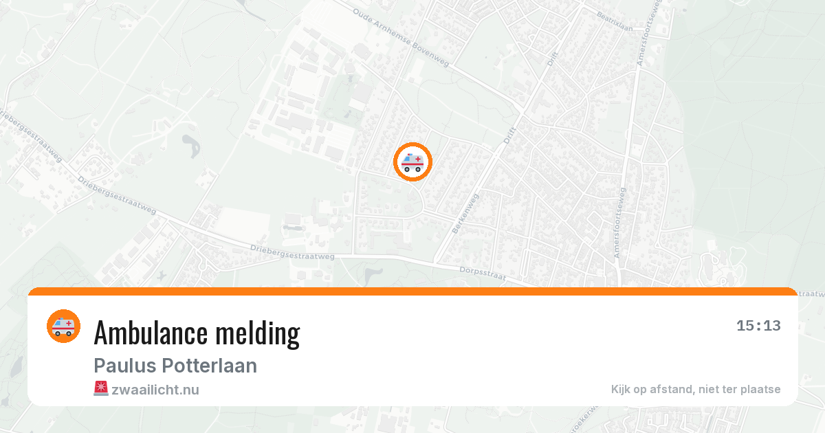 Ambulance melding — 3 feb 2026