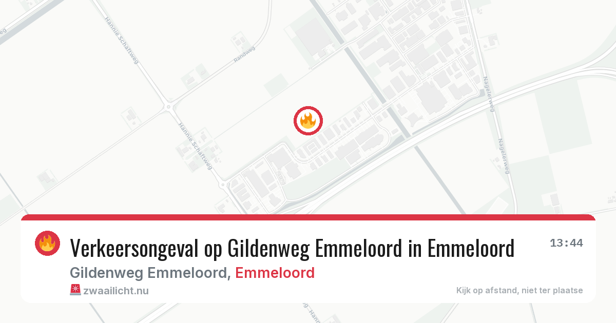 Verkeersongeval op Gildenweg Emmeloord in Emmeloord — 21 jul 2026