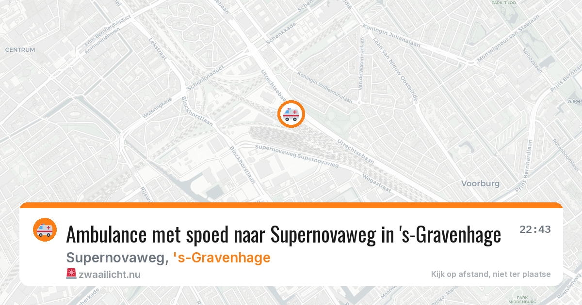 Ambulance met spoed naar Supernovaweg in 's-Gravenhage — 5 mei 2026