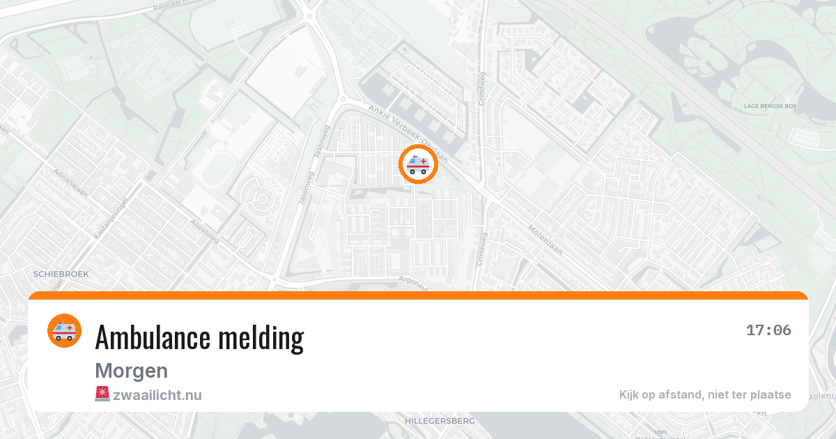 Ambulance melding — 27 apr 2026