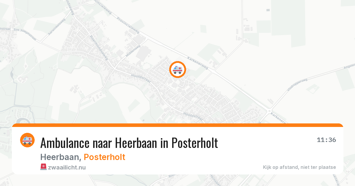 Ambulance naar Heerbaan in Posterholt — 27 jun 2026