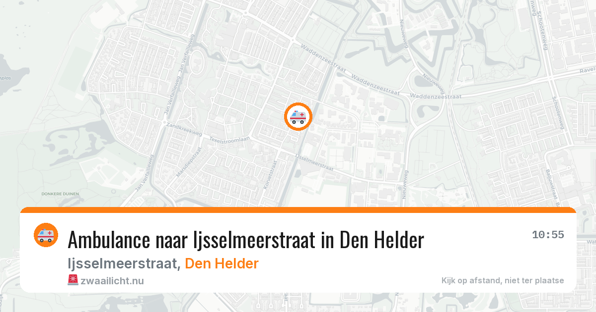 Ambulance naar Ijsselmeerstraat in Den Helder — 1 jun 2026