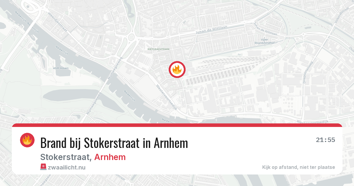 Brand bij Stokerstraat in Arnhem — 14 jul 2026