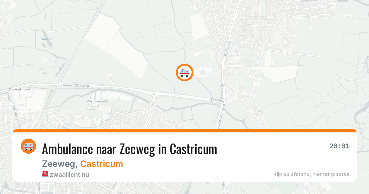 Ambulance naar Zeeweg in Castricum — 14 jul 2026