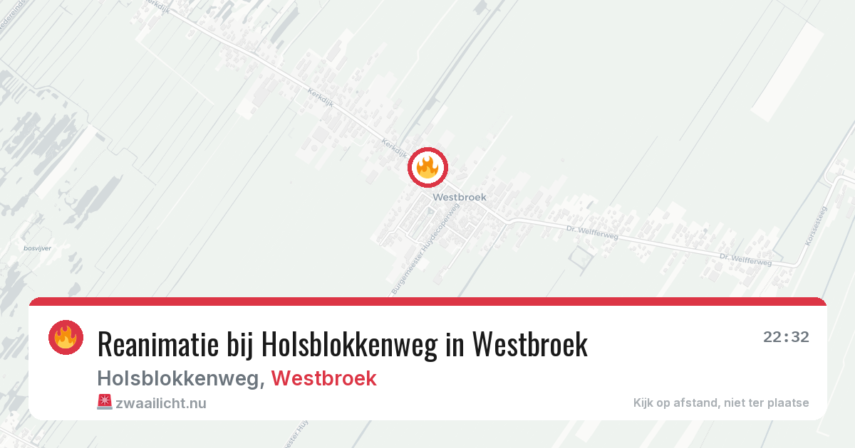 Reanimatie bij Holsblokkenweg in Westbroek — 3 feb 2026