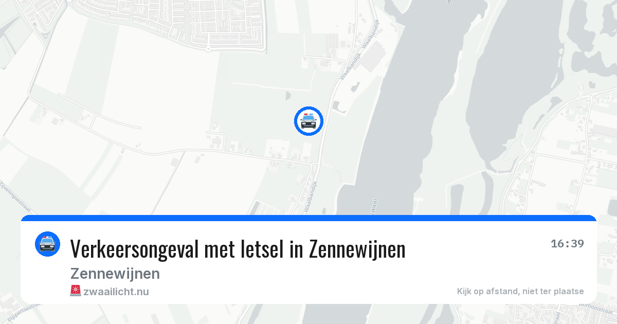 Verkeersongeval met letsel in Zennewijnen — 24 jun 2026