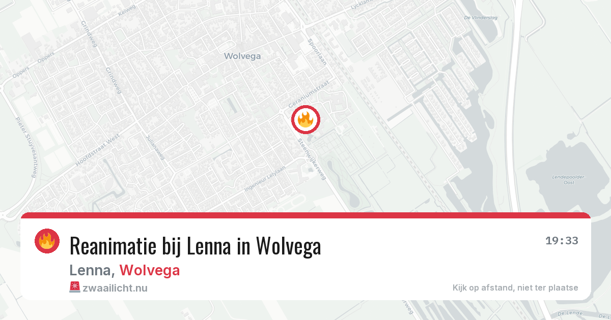 Reanimatie bij Lenna in Wolvega — 8 jul 2026