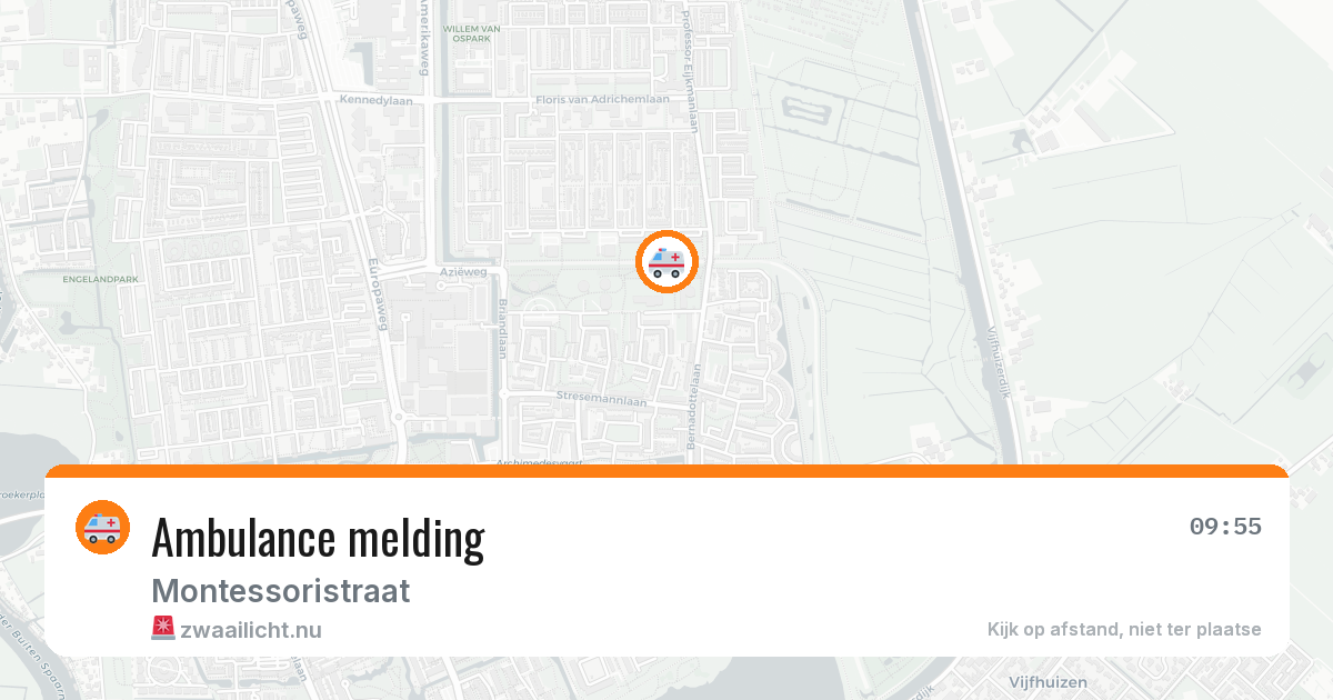 Ambulance melding — 15 jul 2026