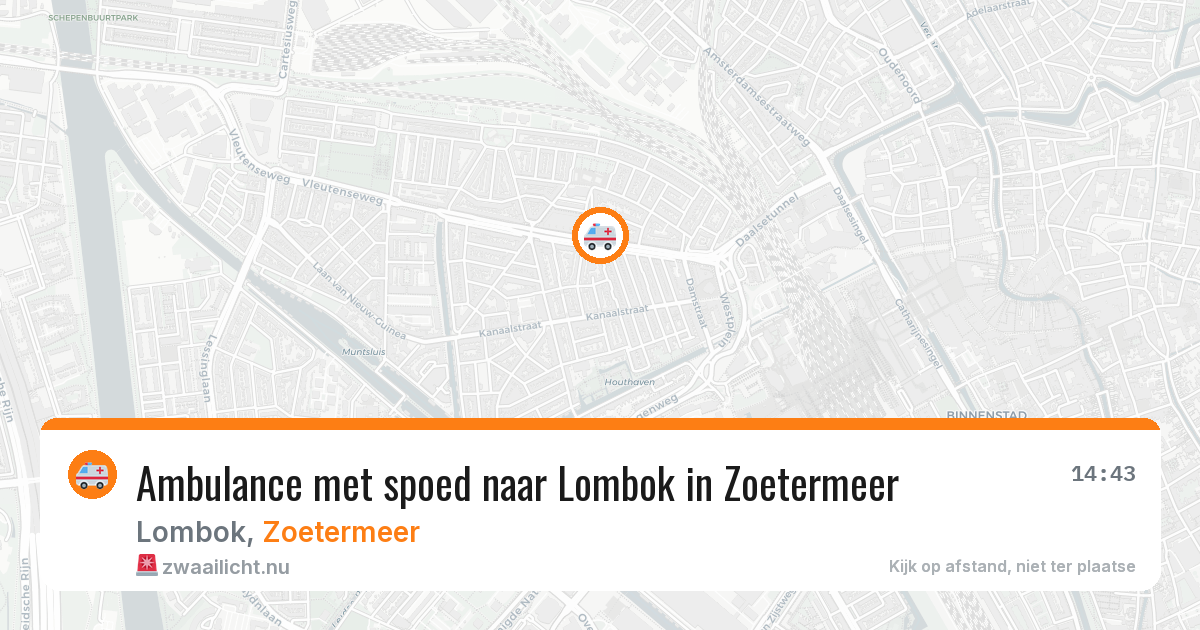 Ambulance met spoed naar Lombok in Zoetermeer — 20 jan 2026