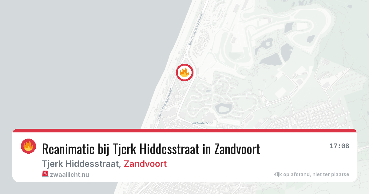 Reanimatie bij Tjerk Hiddesstraat in Zandvoort — 13 feb 2026