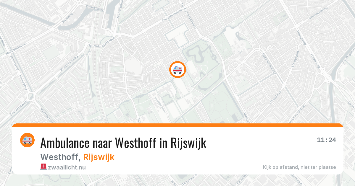 Ambulance naar Westhoff in Rijswijk — 15 jul 2026
