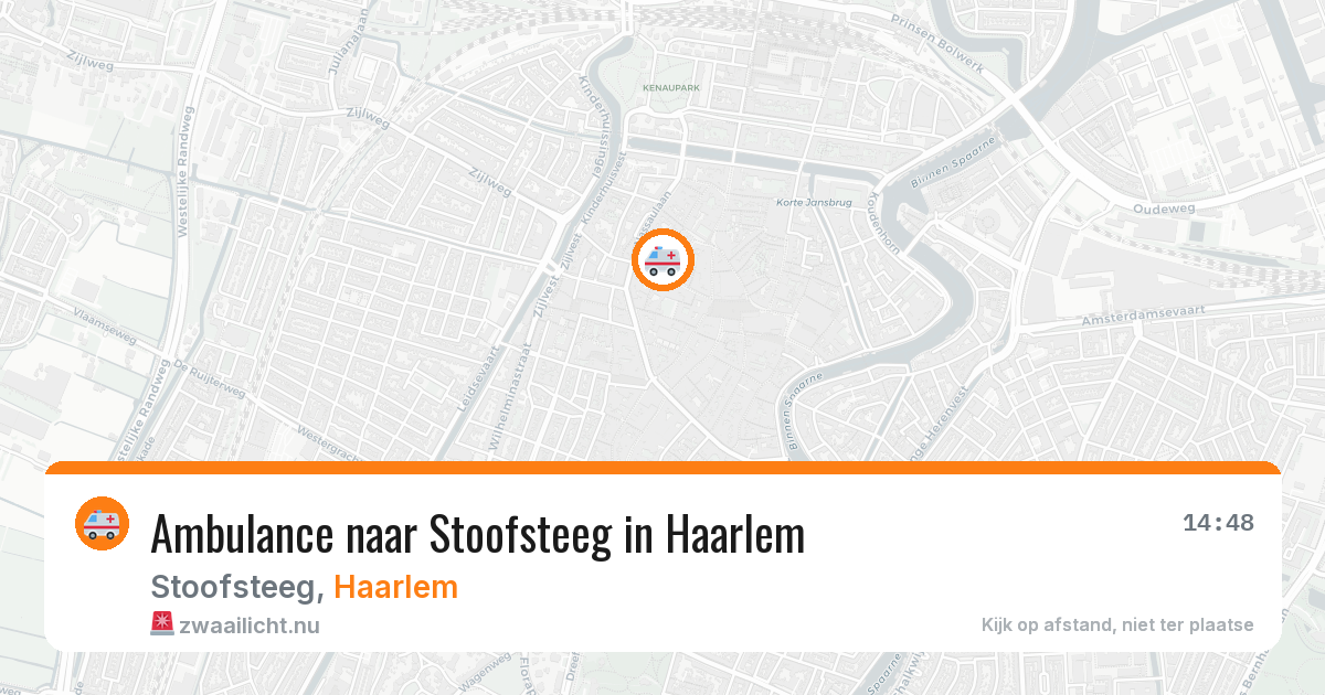 Ambulance naar Stoofsteeg in Haarlem — 18 jul 2026