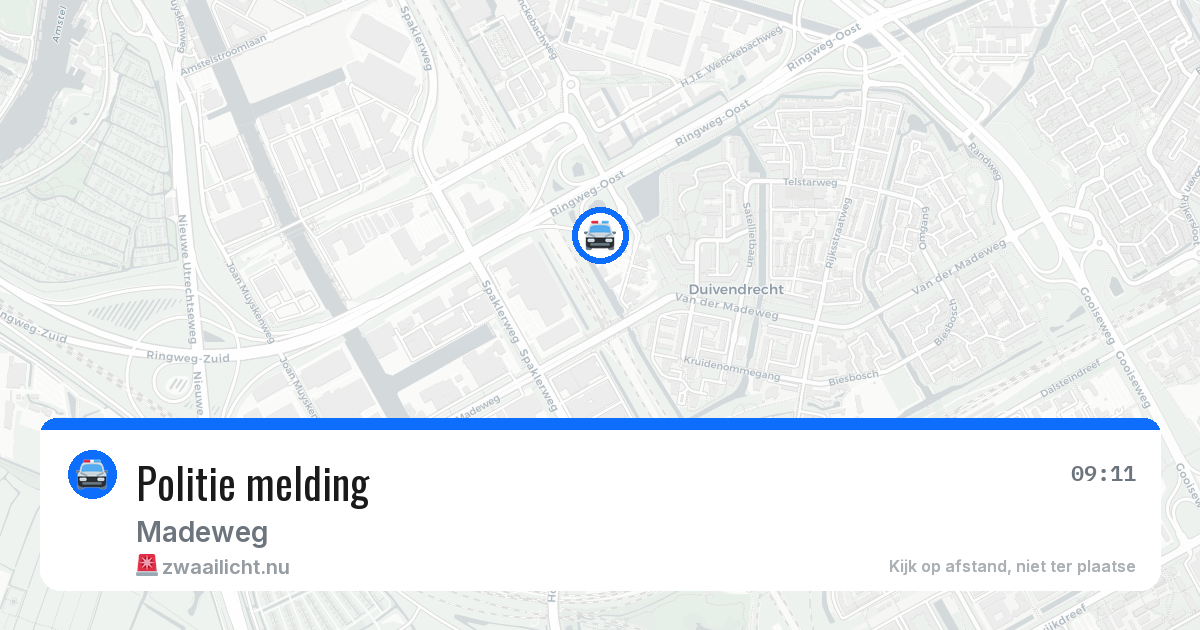 Politie melding — 9 apr 2026