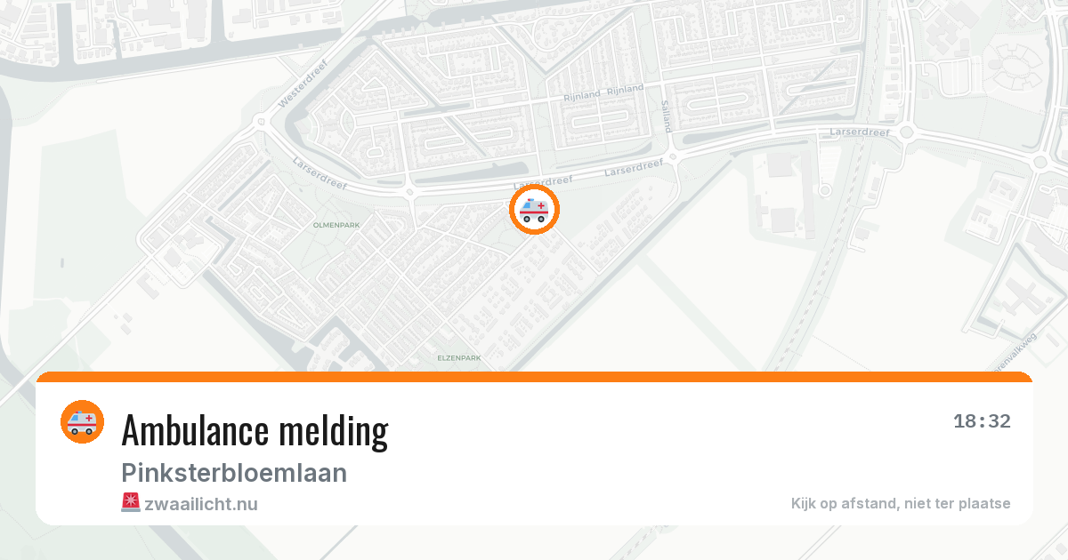 Ambulance melding — 21 jan 2026