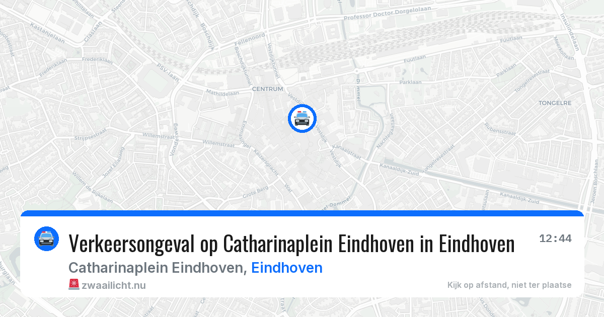 Verkeersongeval op Catharinaplein Eindhoven in Eindhoven — 8 mei 2026
