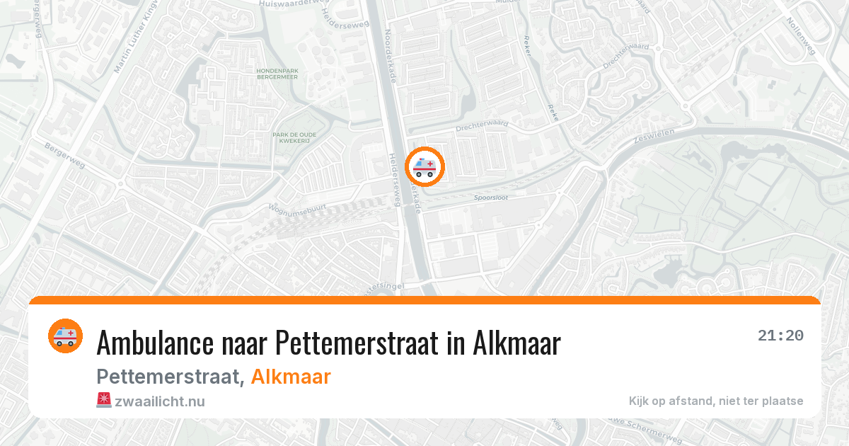 Ambulance naar Pettemerstraat in Alkmaar — 11 jul 2026