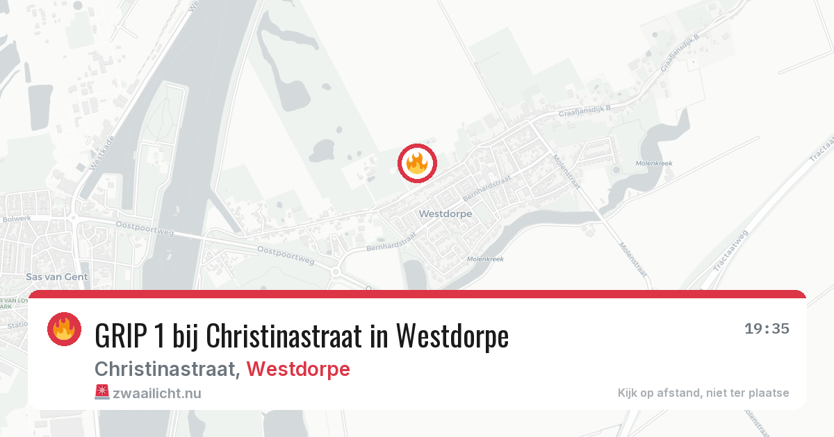GRIP 1 bij Christinastraat in Westdorpe — 26 mrt 2026