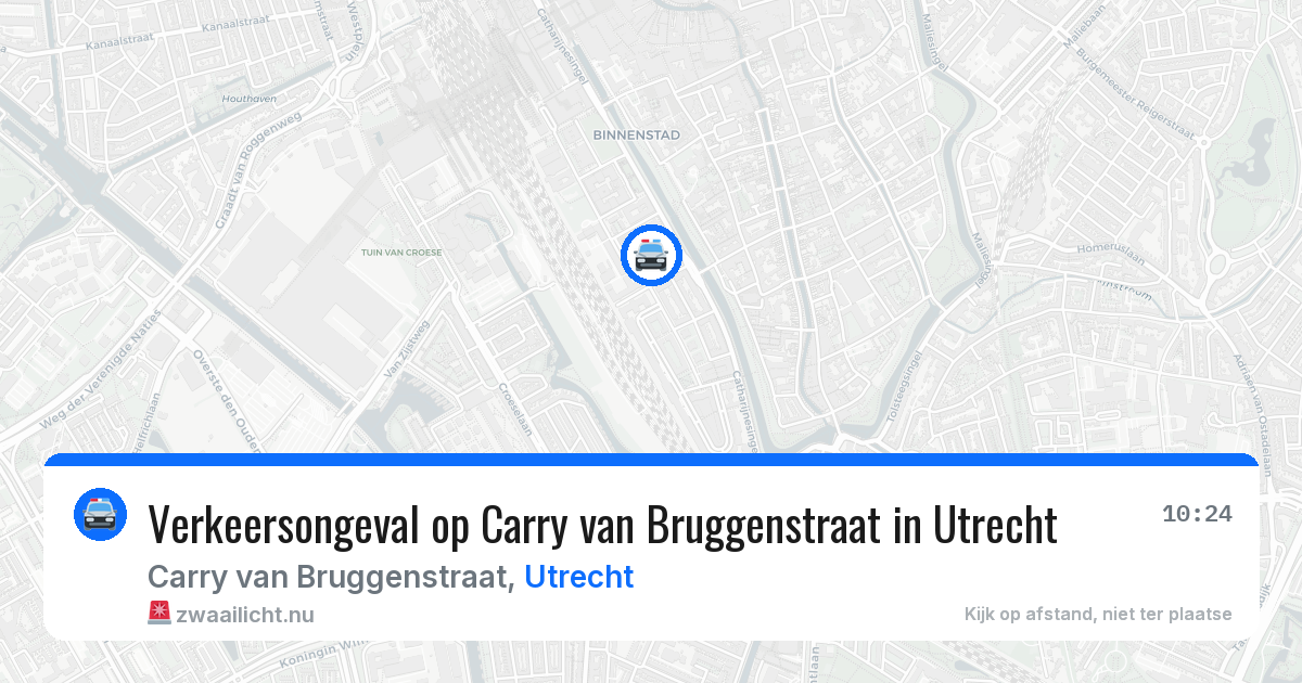 Verkeersongeval op Carry van Bruggenstraat in Utrecht — 30 mrt 2026