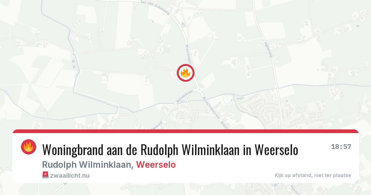 Woningbrand aan de Rudolph Wilminklaan in Weerselo — 3 feb 2026