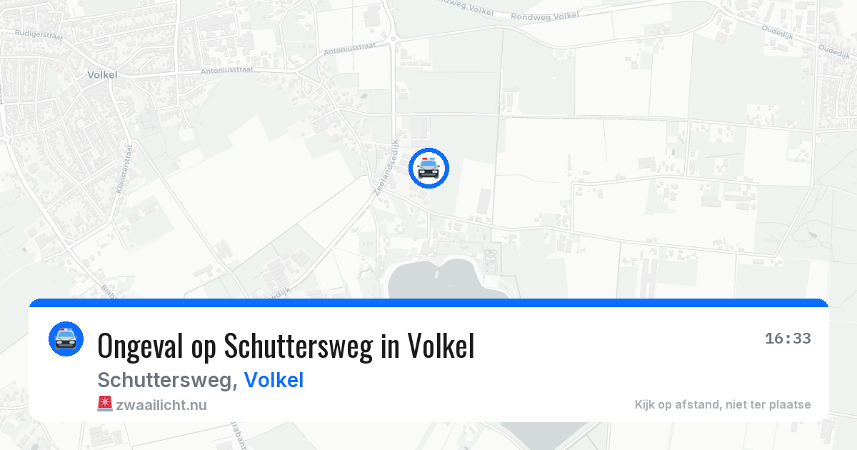 Ongeval op Schuttersweg in Volkel — 12 jul 2026