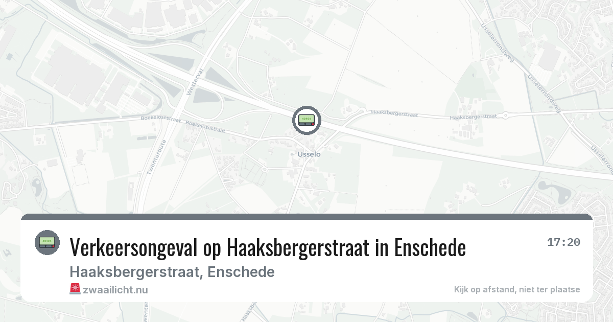 Verkeersongeval op Haaksbergerstraat in Enschede — 10 mrt 2026