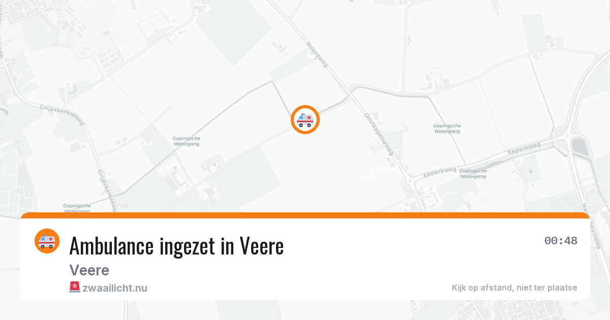 Ambulance ingezet in Veere — 19 jul 2026