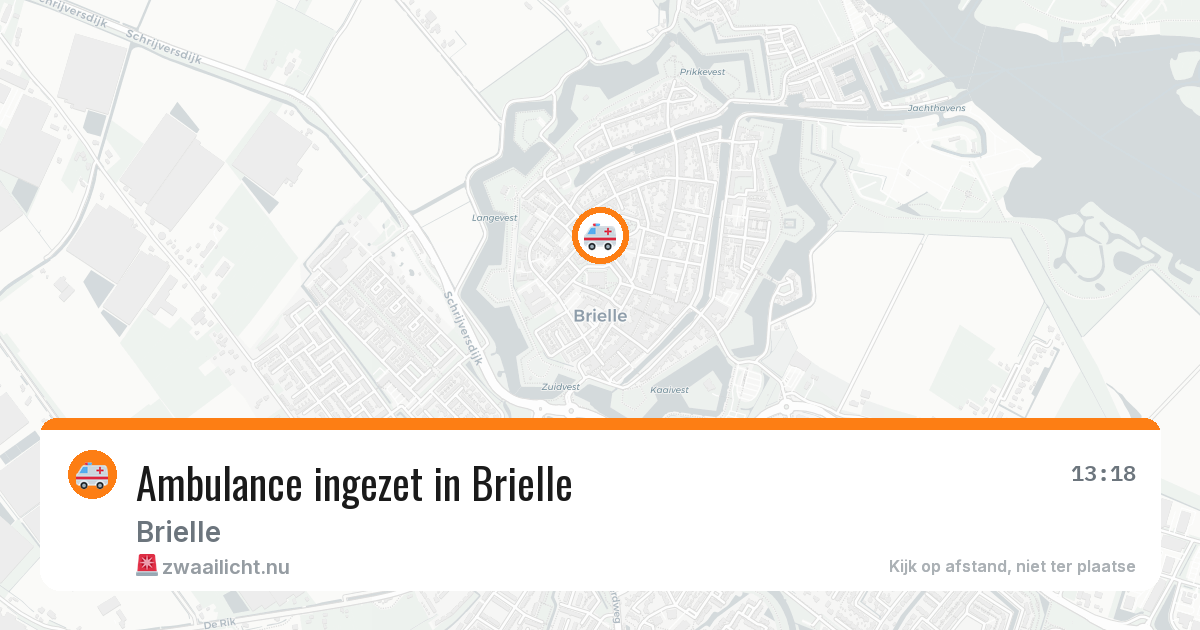 Ambulance ingezet in Brielle — 2 jun 2026