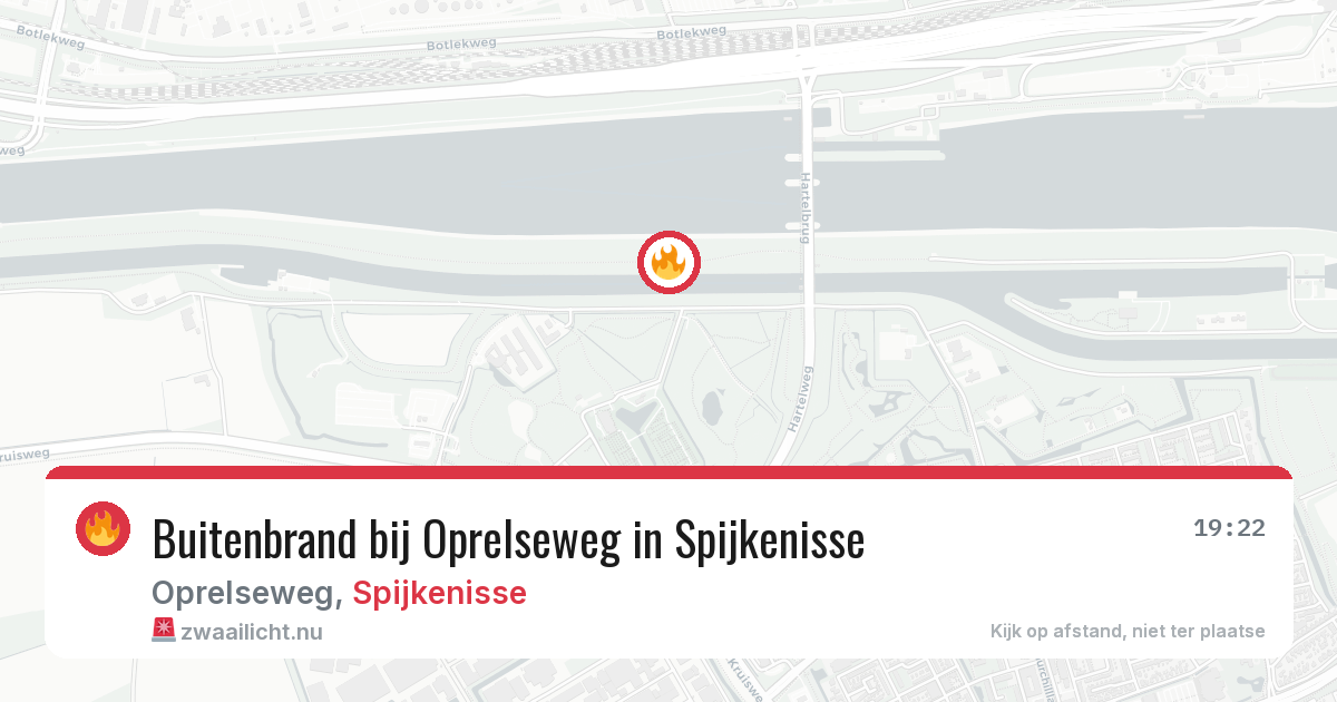 Buitenbrand bij Oprelseweg in Spijkenisse — 20 jul 2026