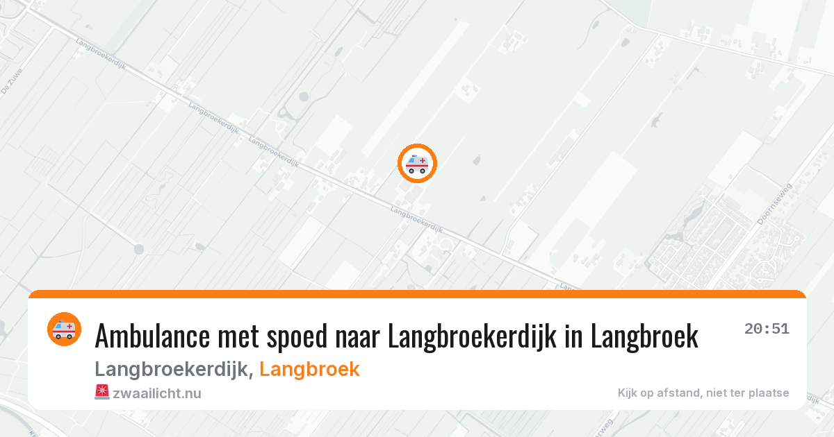 Ambulance met spoed naar Langbroekerdijk in Langbroek — 9 mei 2026
