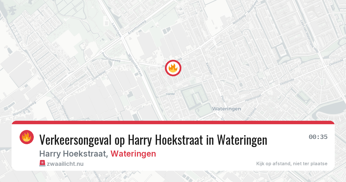 Verkeersongeval op Harry Hoekstraat in Wateringen — 14 mei 2026