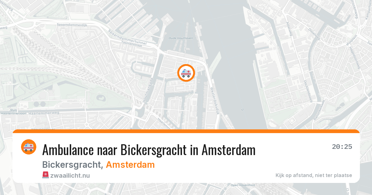 Ambulance naar Bickersgracht in Amsterdam — 27 mrt 2026