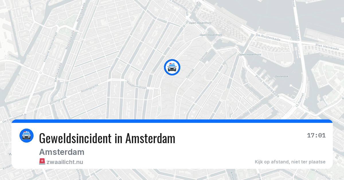 Geweldsincident in Amsterdam — 24 mrt 2026