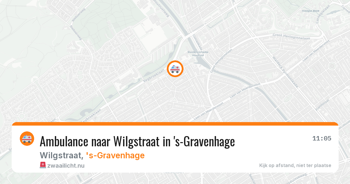 Ambulance naar Wilgstraat in 's-Gravenhage — 10 jul 2026