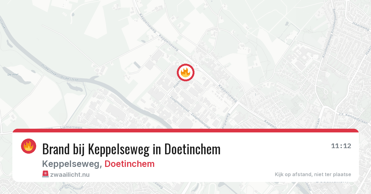 Brand bij Keppelseweg in Doetinchem — 9 jul 2026