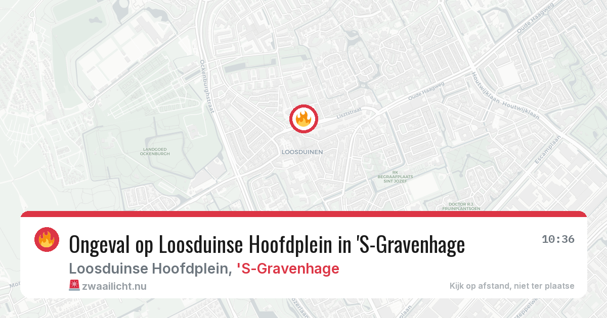 Ongeval op Loosduinse Hoofdplein in 'S-Gravenhage — 24 mei 2026