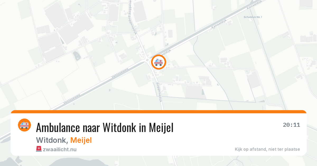Ambulance naar Witdonk in Meijel — 1 jul 2026