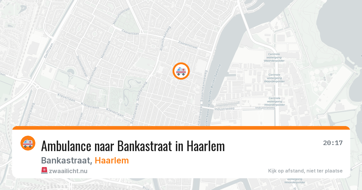 Ambulance naar Bankastraat in Haarlem — 24 jul 2026