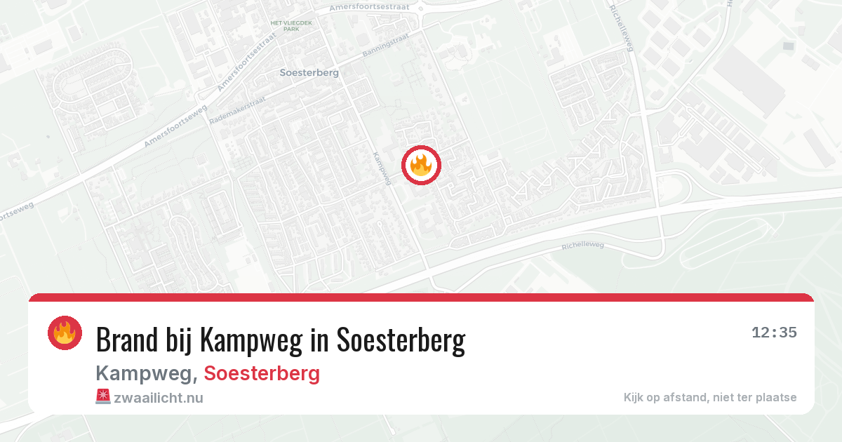Brand bij Kampweg in Soesterberg — 28 mei 2026