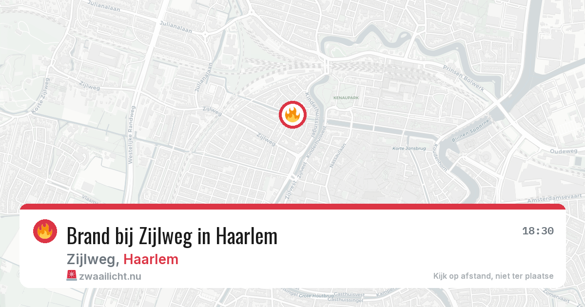 Brand bij Zijlweg in Haarlem — 24 mrt 2026