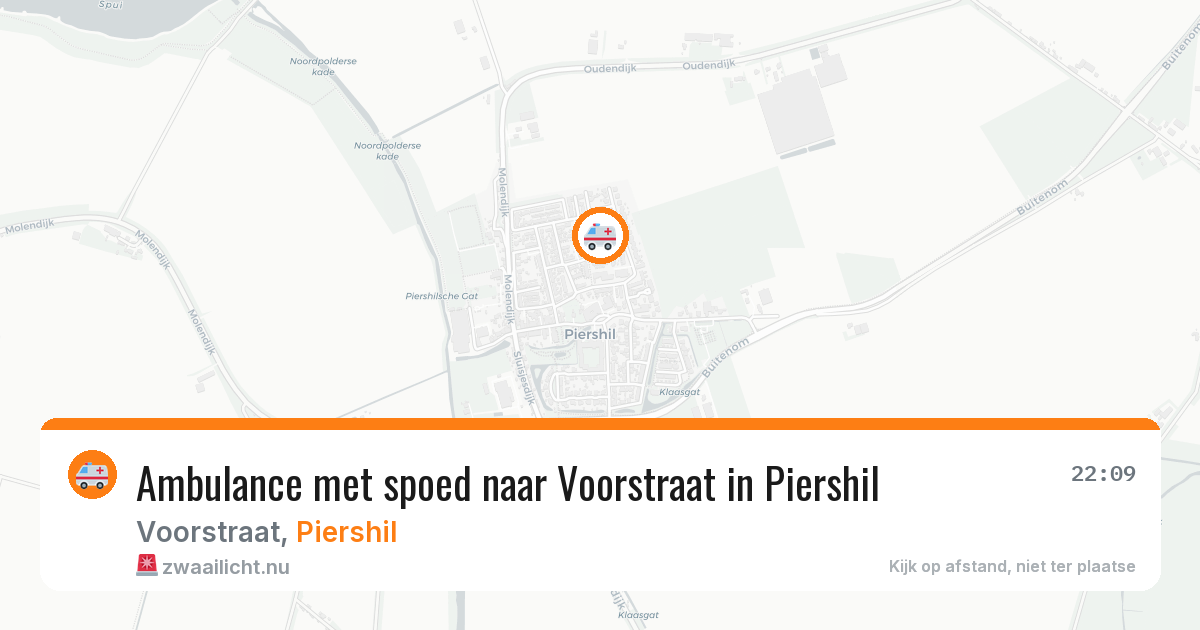 Ambulance met spoed naar Voorstraat in Piershil — 20 mrt 2026