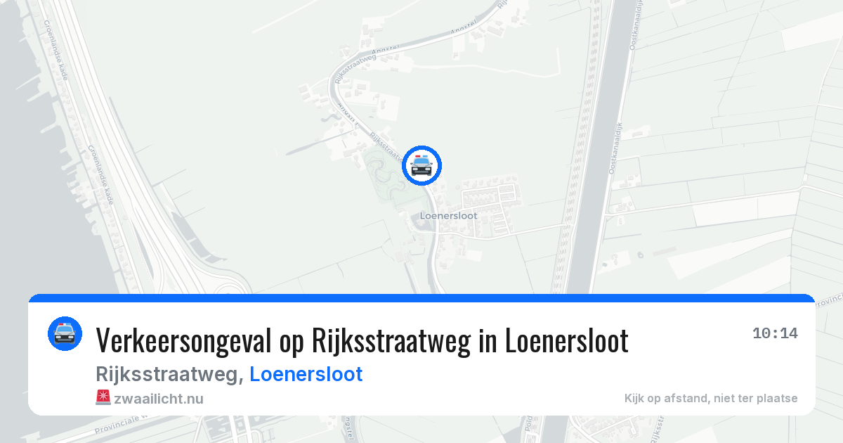 Verkeersongeval op Rijksstraatweg in Loenersloot — 11 feb 2026