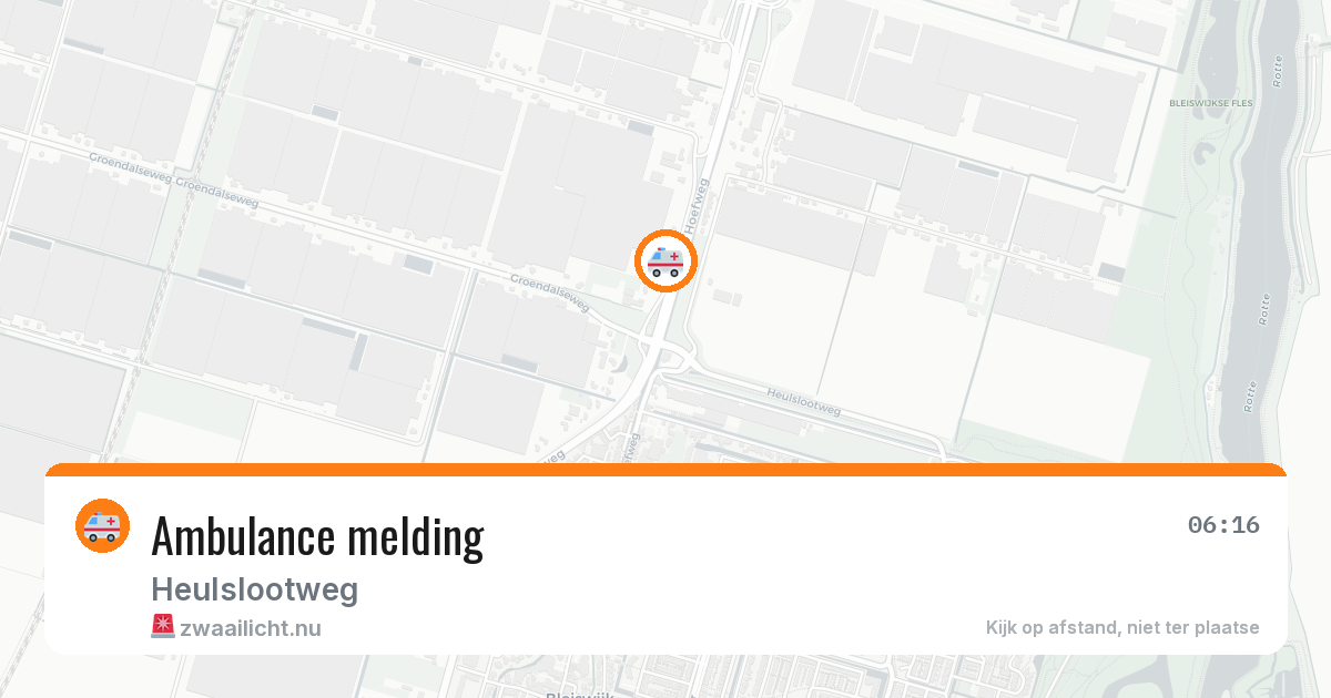 Ambulance melding — 12 jul 2026