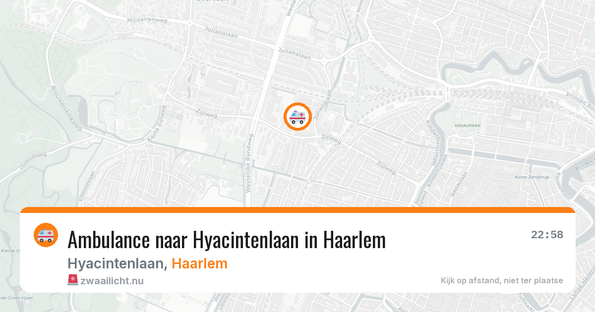 Ambulance naar Hyacintenlaan in Haarlem — 19 jul 2026