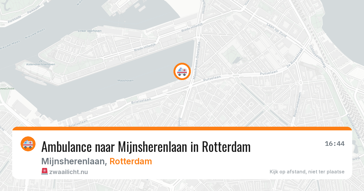 Ambulance naar Mijnsherenlaan in Rotterdam — 1 jun 2026